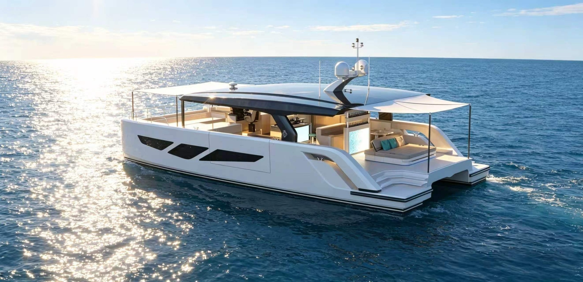 2027 Diamond Yachts P55 Power Catamaran - Image 2