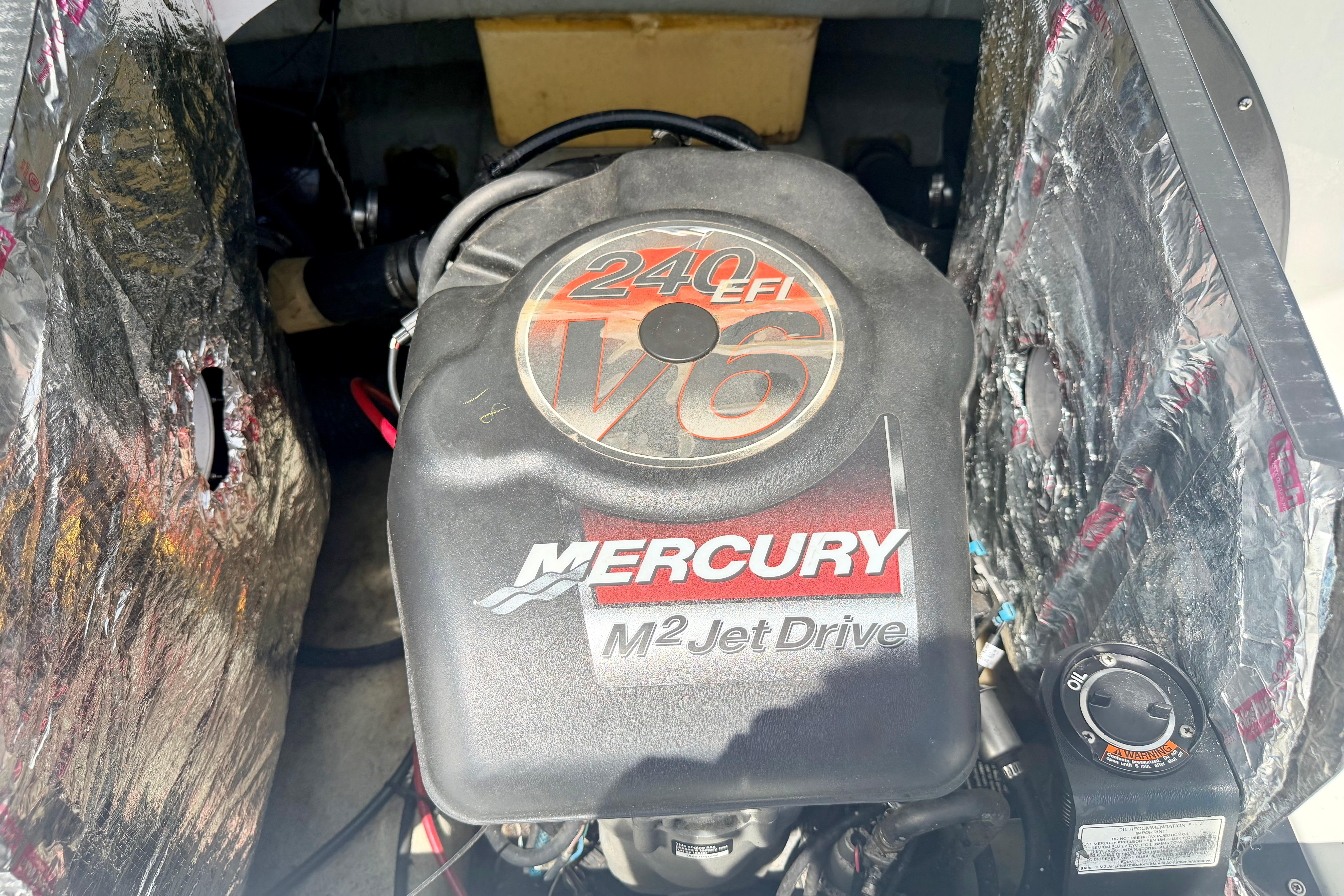 Mercury M2 Jet Drive engine in a 2004 Bombardier SEADOO Utopia 185 boat.