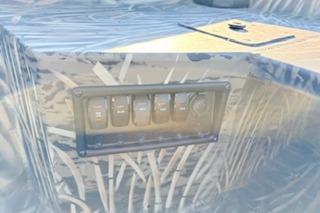 Control panel of 2026 Tracker Grizzly 1650 T Prairie Wings Edition boat.