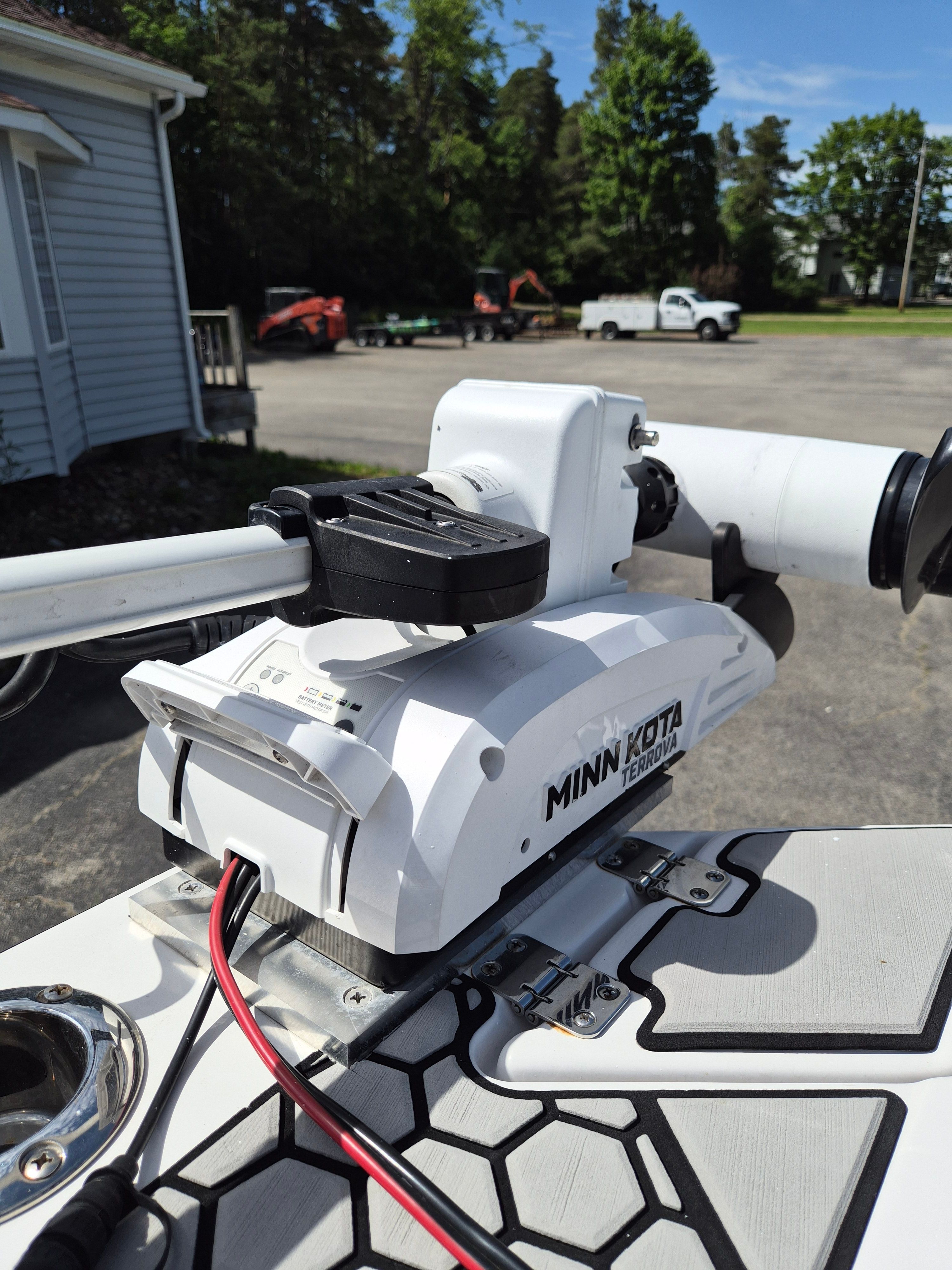 Minn Kota Terrova on Scarab 255 Open ID boat, 2019 model.