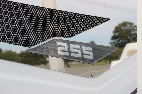 2023 Scarab 255 Open ID boat emblem with modern design.