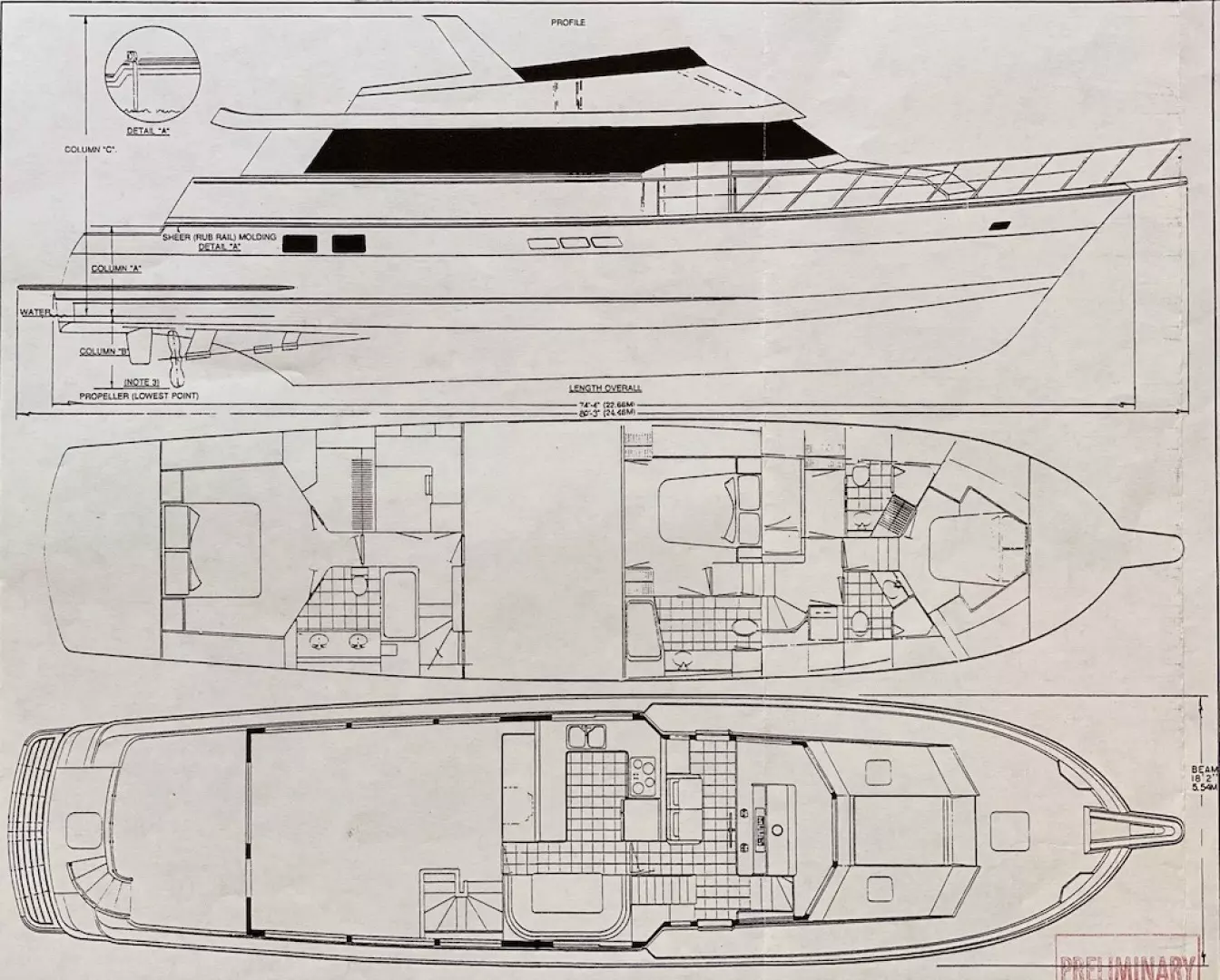1998 Hatteras Sport Deck - Image 75