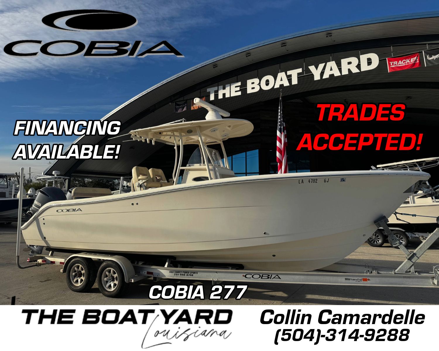 2017 Cobia 277 Center Console