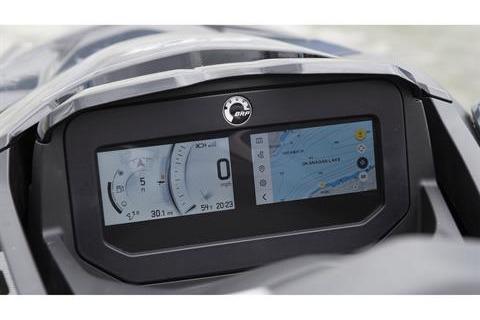 2026 Sea-Doo GTR-X 300 dashboard with digital display and navigation features.