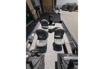 2026 Tracker Pro Guide V-16 WT boat interior with seating and controls.