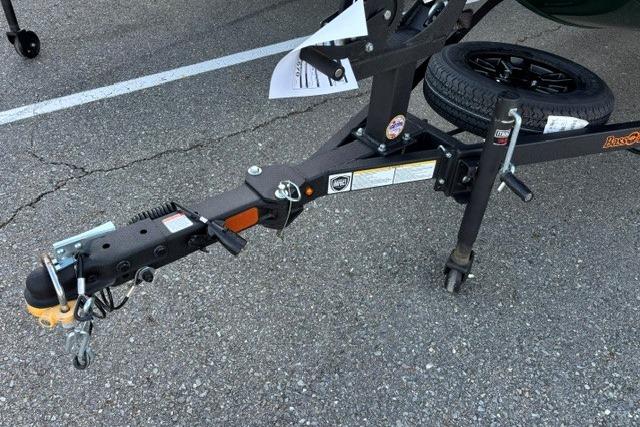 Trailer hitch of 2026 Tracker Bass Tracker Classic Limited on asphalt surface.