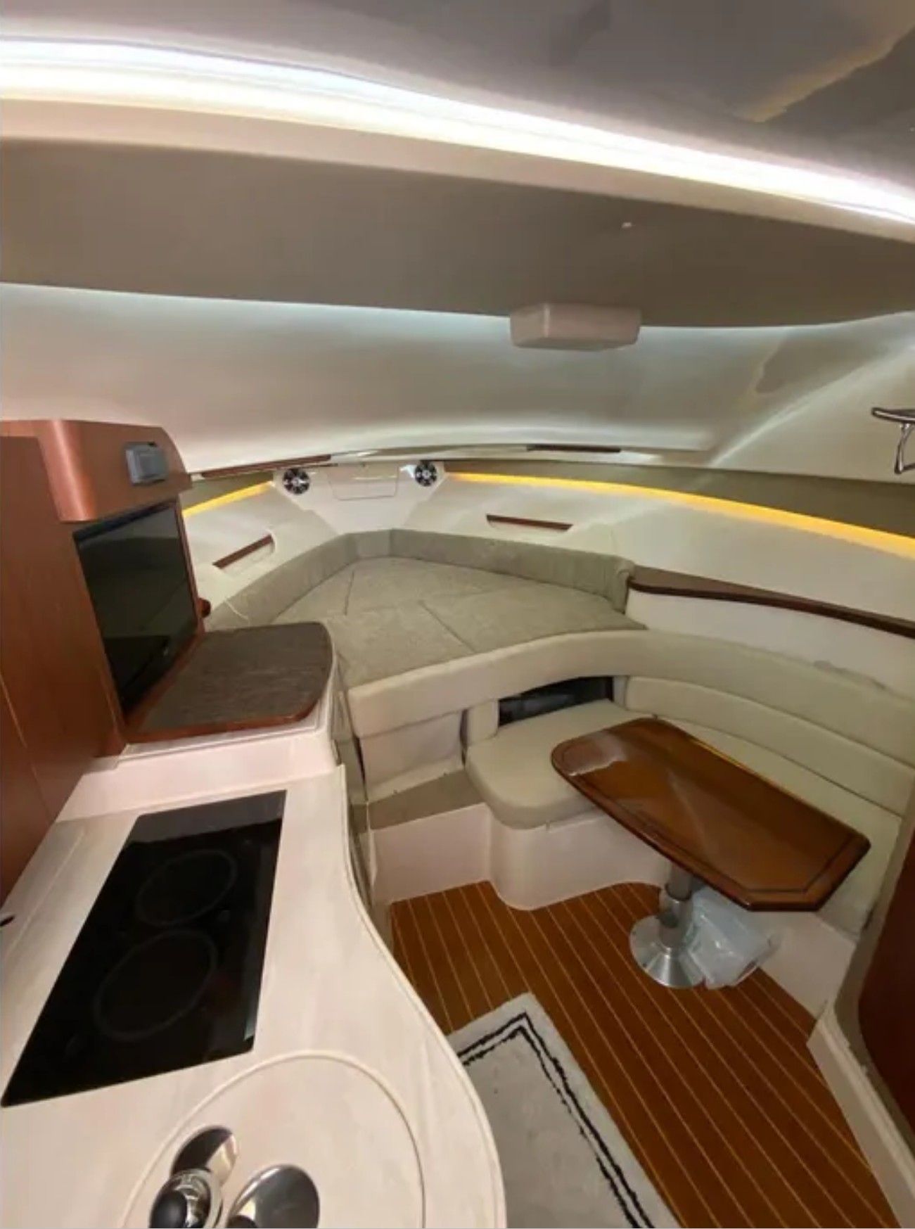 Interior of 2022 Grady-White Express 330 yacht.