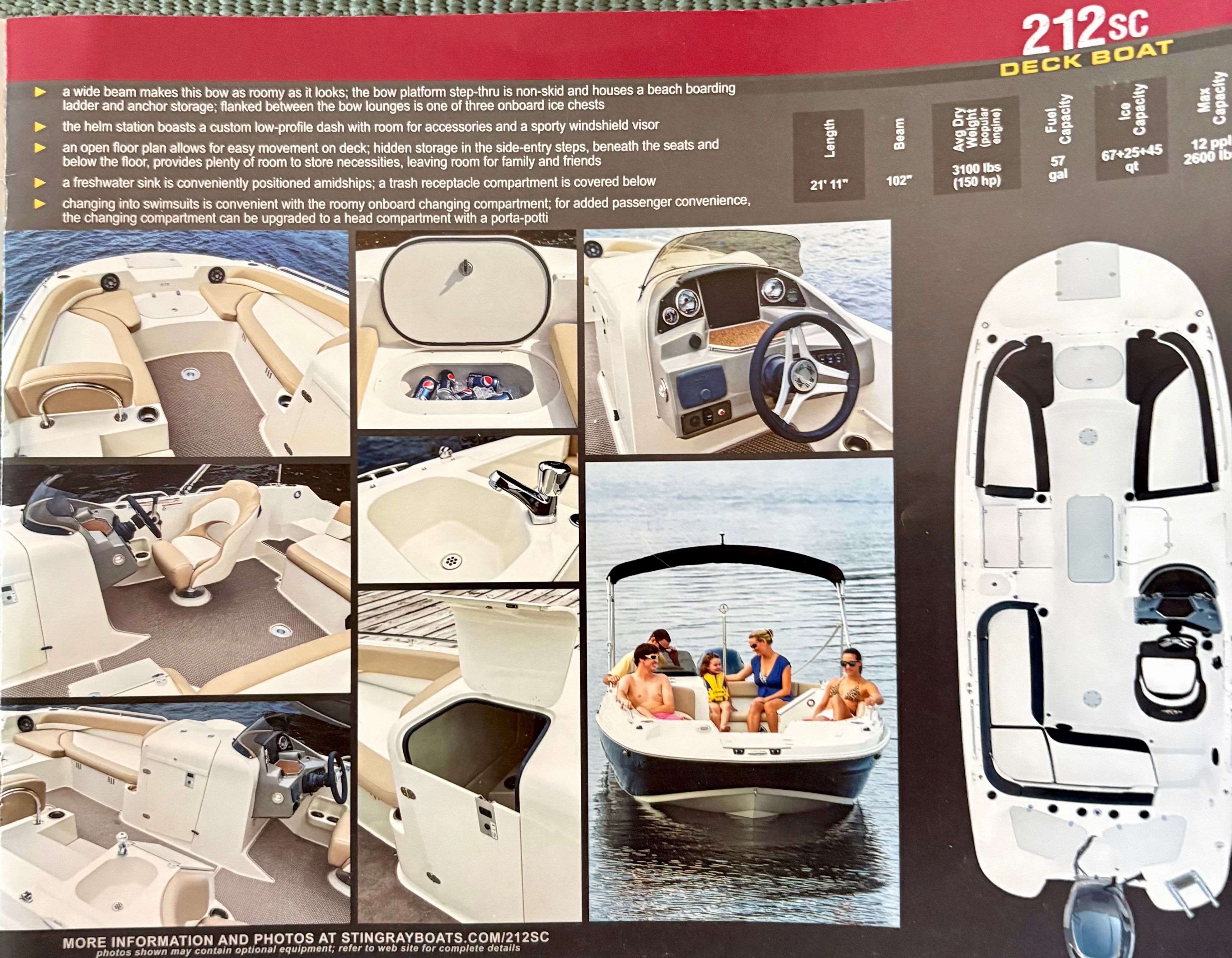 2016 Stingray 212 SC - 16