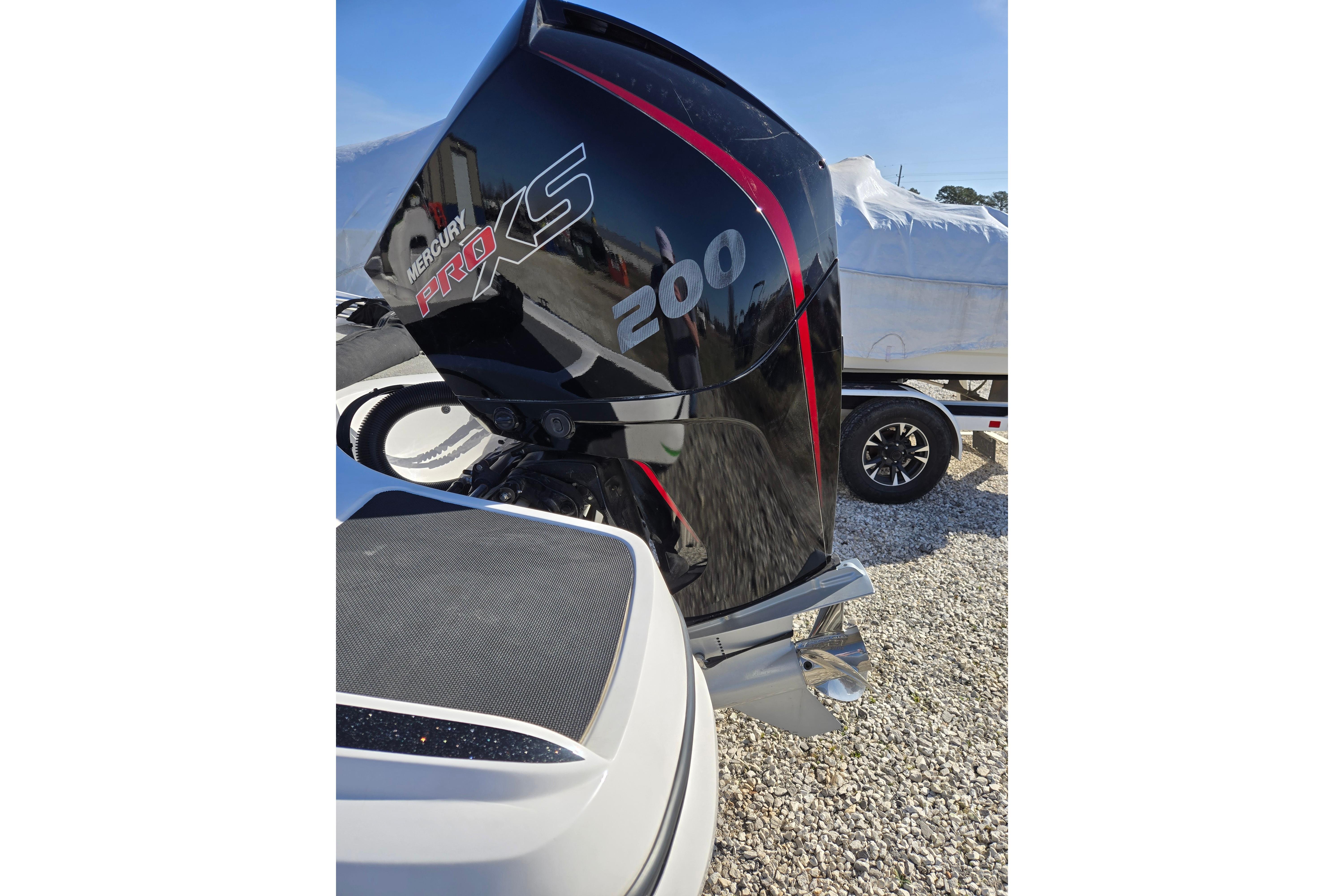 2020 Nitro Z19 Sport boat with Mercury Pro XS 200 engine.