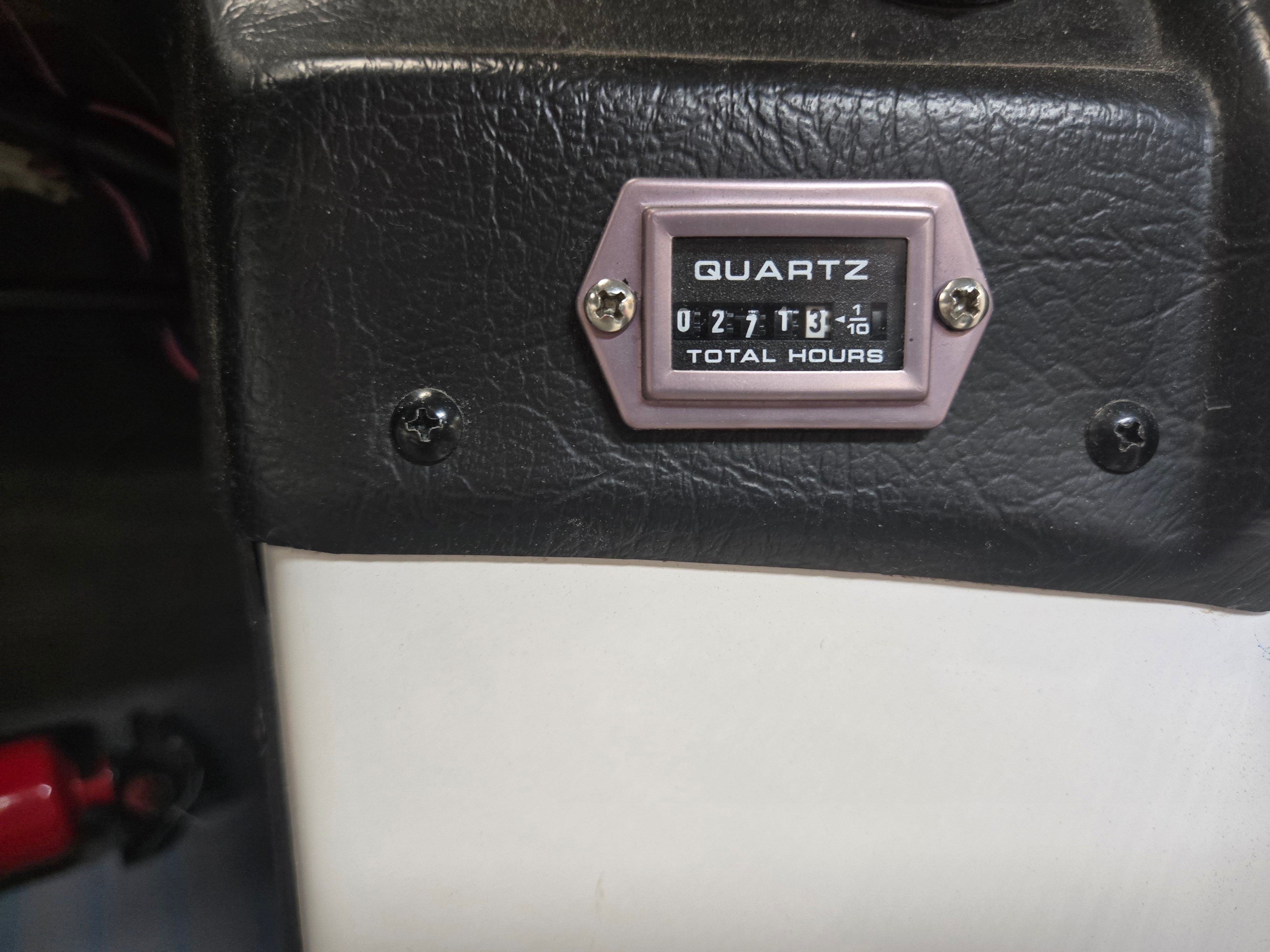 Hour meter on a 2007 ProCraft 170 Combo boat.