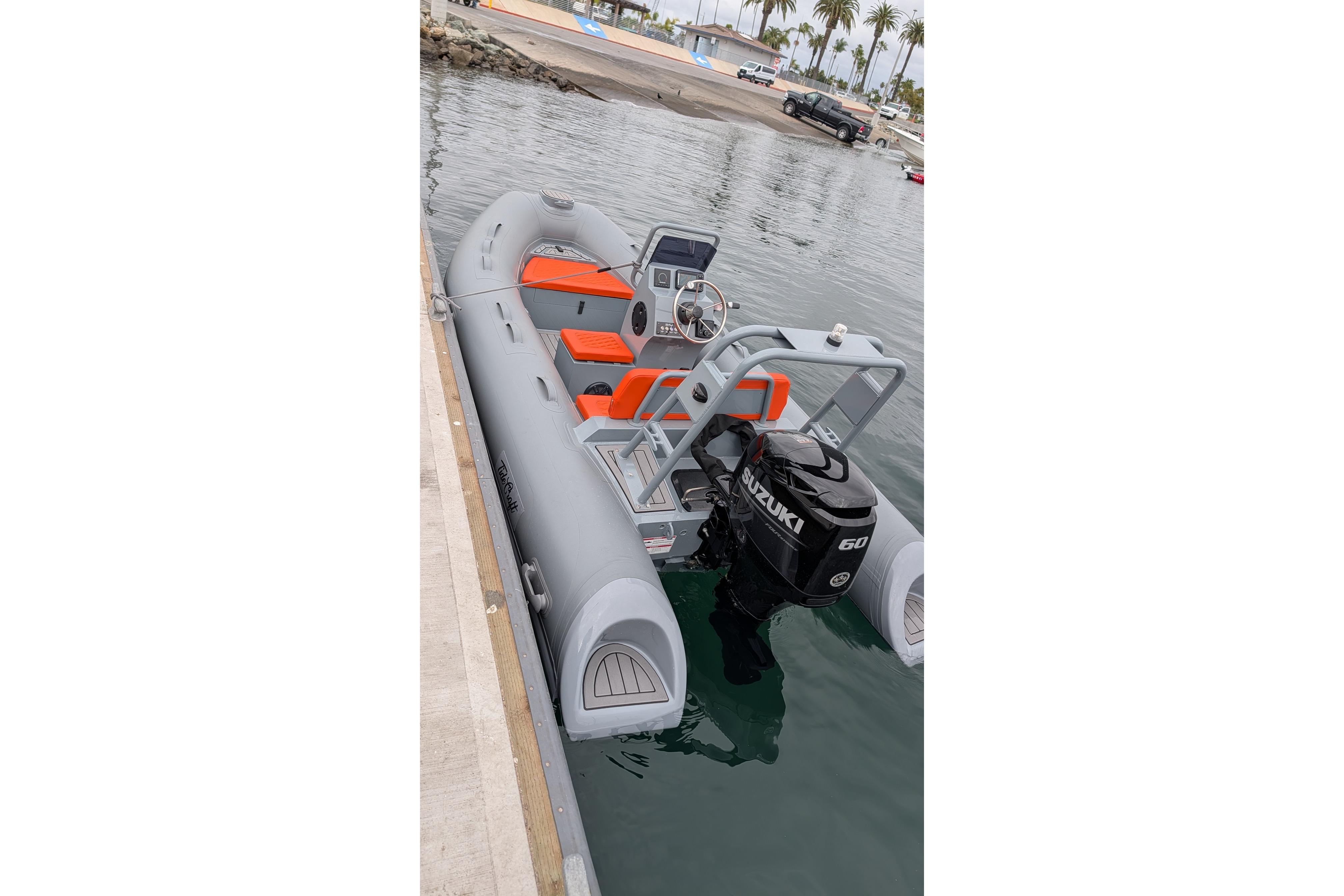 2026 Tide Craft Custom Grey and Orange Catalina 13
