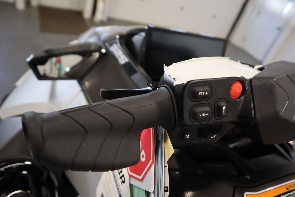 Close-up of 2026 Sea-Doo GTX Limited 325 handlebar controls.