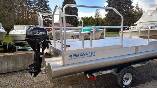 2026 Hotwoods Pontoons Aluma Sport 615 - 4