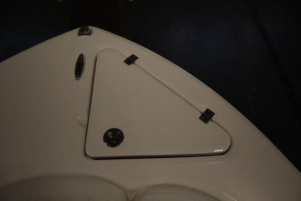 Sea Fox 228 Traveler 2025 boat bow storage compartment.