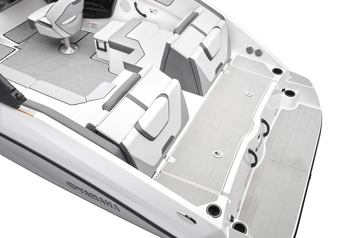 Manufacturer Provided Image: 2026 Yamaha Boats AR220 interior with sleek seating and modern design.