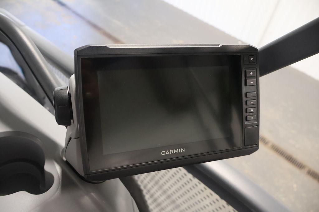 Garmin display on 2023 Sea-Doo Switch Sport Compact watercraft dashboard.