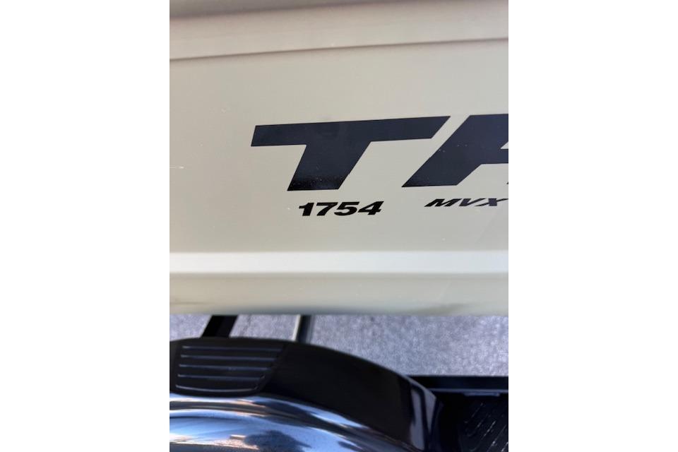 2026 Tracker Grizzly 1754 SC boat detail with model number visible.
