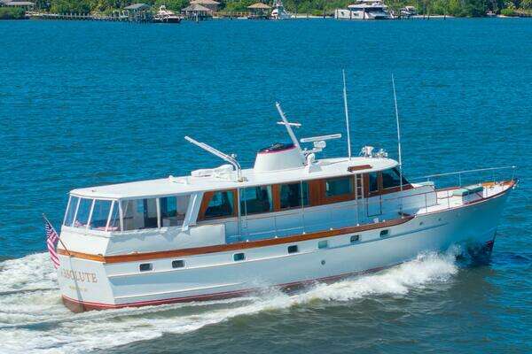 1970 Trumpy Houseboat