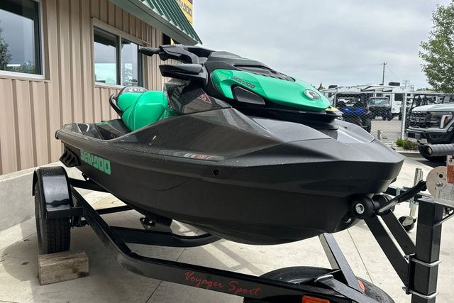 2026 Sea-Doo PWC GTR 230 on a trailer, ready for adventure.
