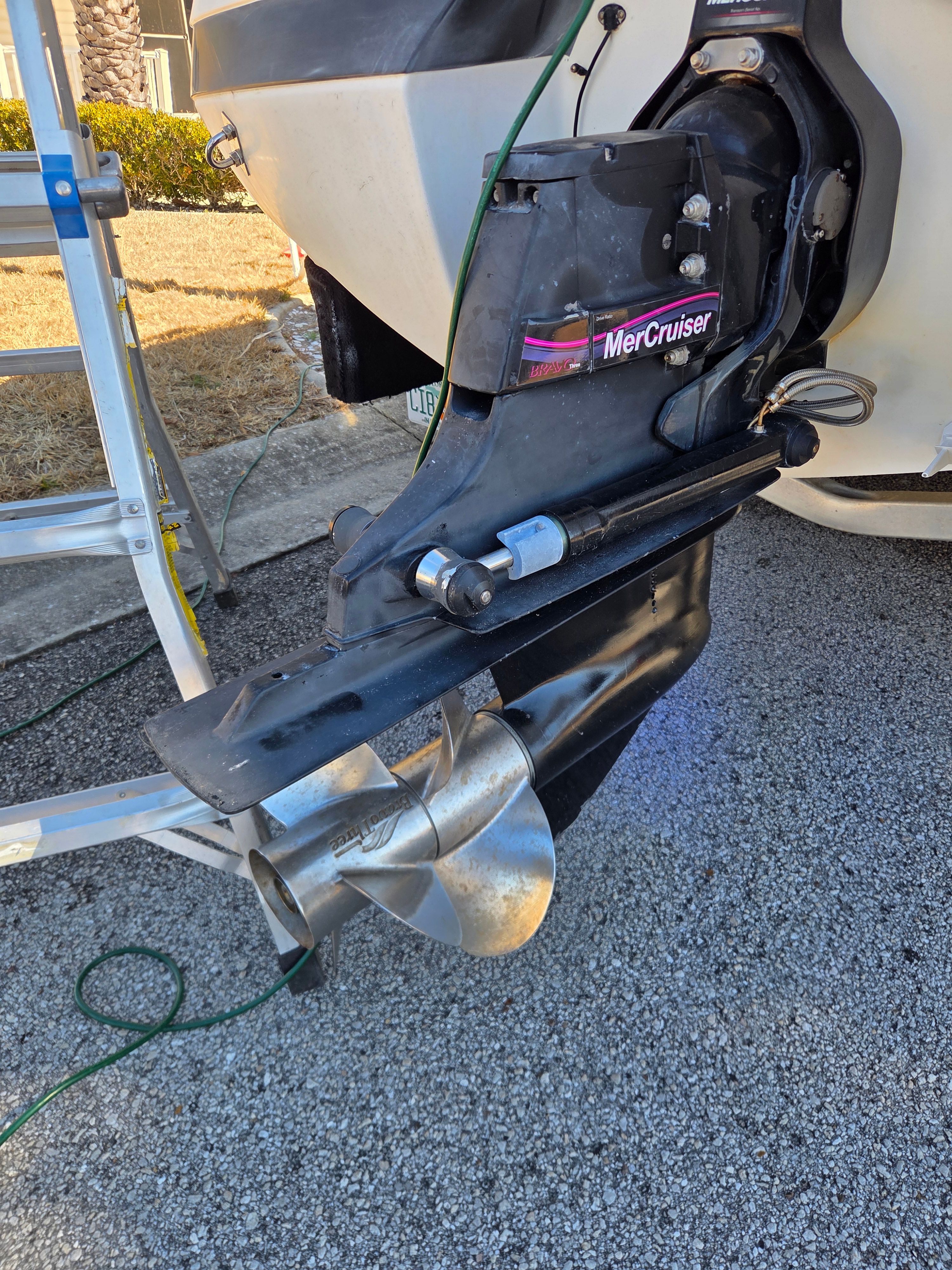 MerCruiser drive on a 1997 Cobalt 23LS boat.