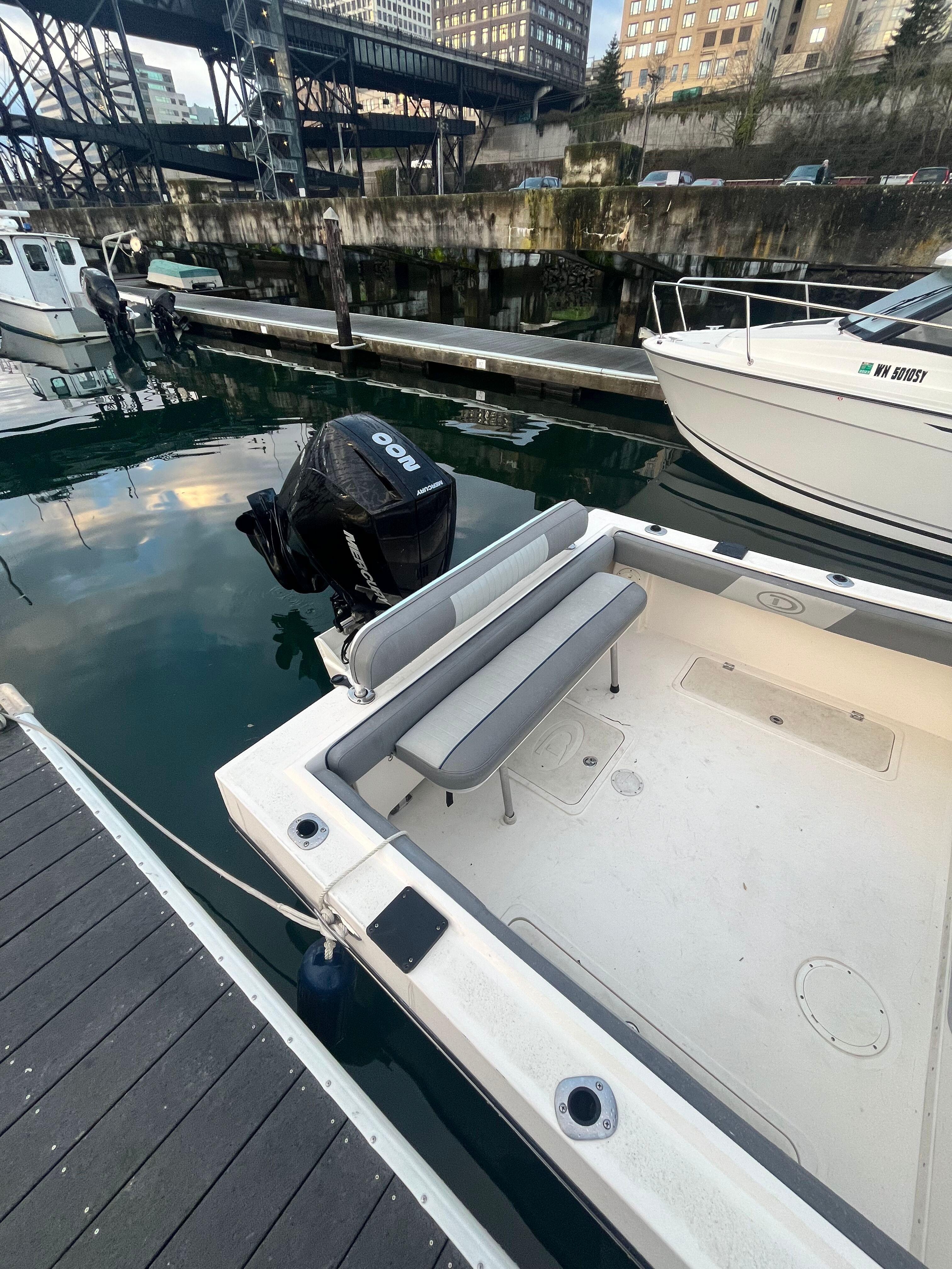 big spacious deck