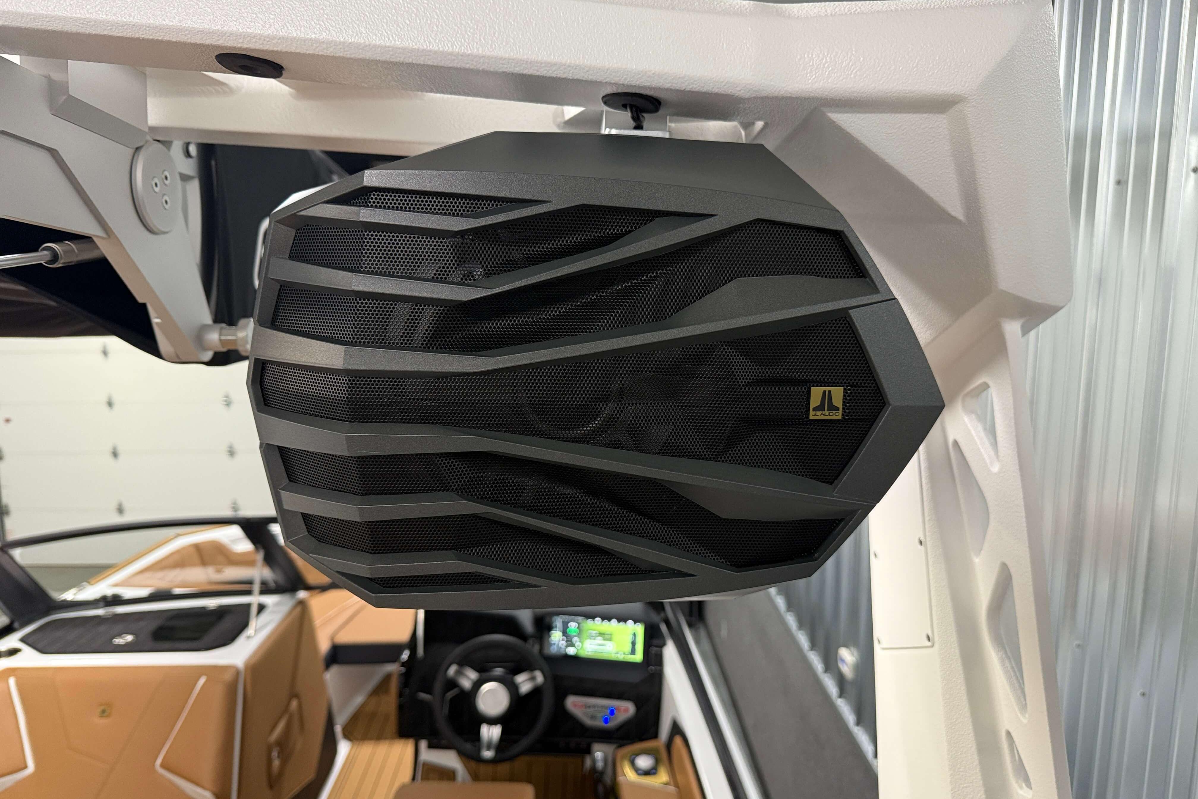 2026 Nautique Super Air Nautique S23 boat speaker system, featuring sleek design and advanced audio technology.