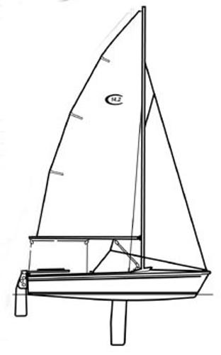2021 Catalina 14.2 - Rig