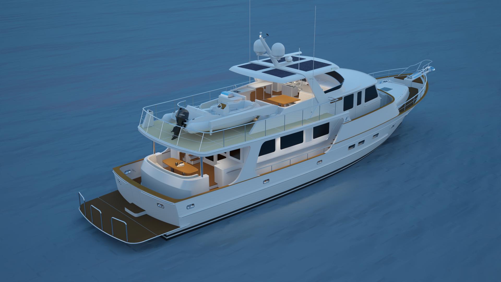 2027 Fleming 85 Pilothouse