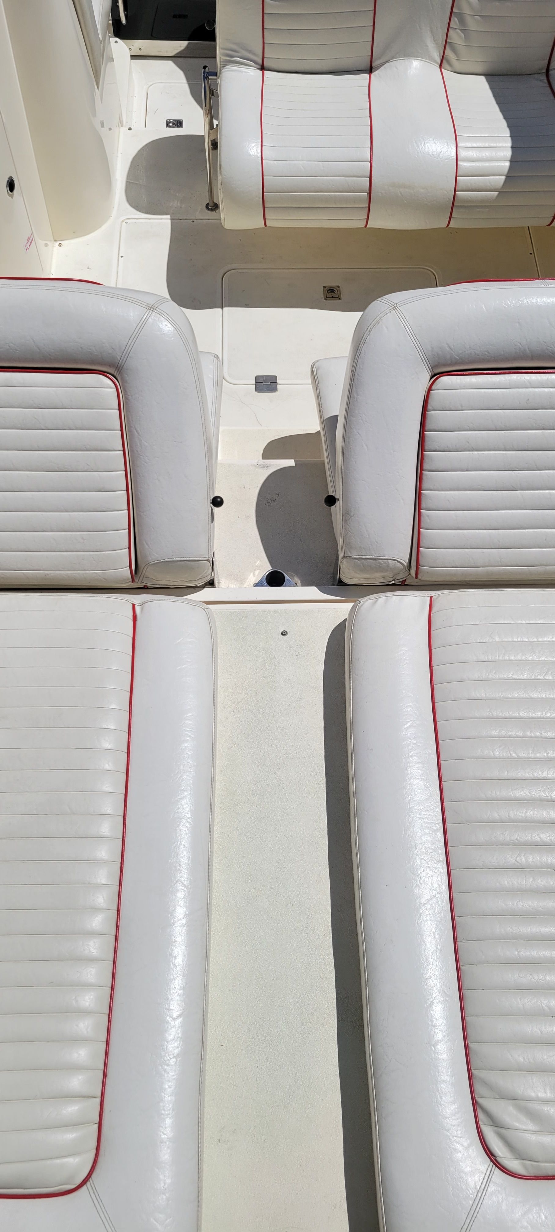 Interior of a 1994 Sunseeker Hawk 31 boat.