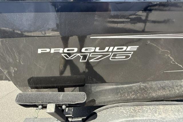 2025 Tracker Pro Guide V-175 WT boat exterior with model branding visible.