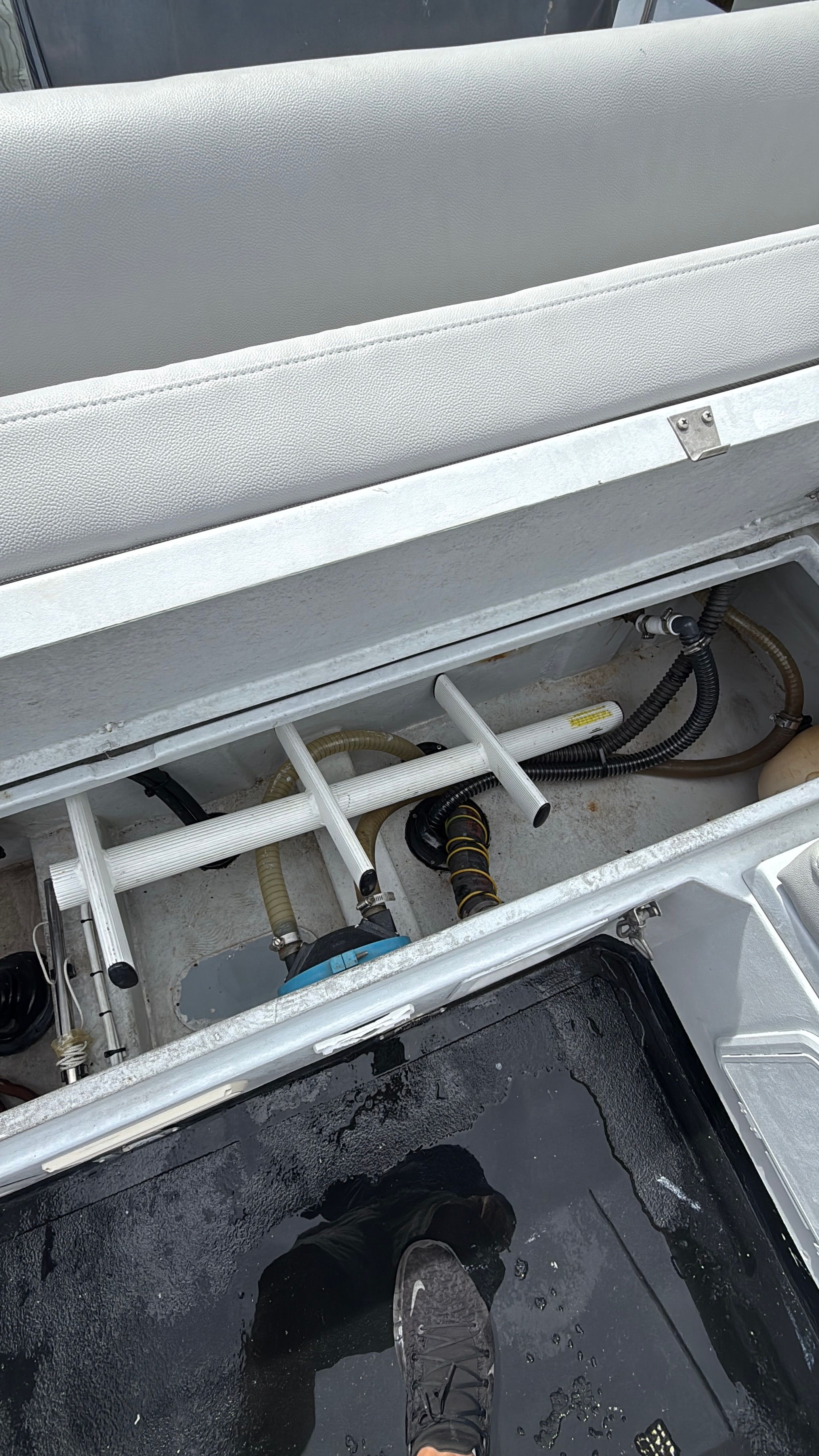 Interior view of a Custom S-10500/K boat, year 2013.