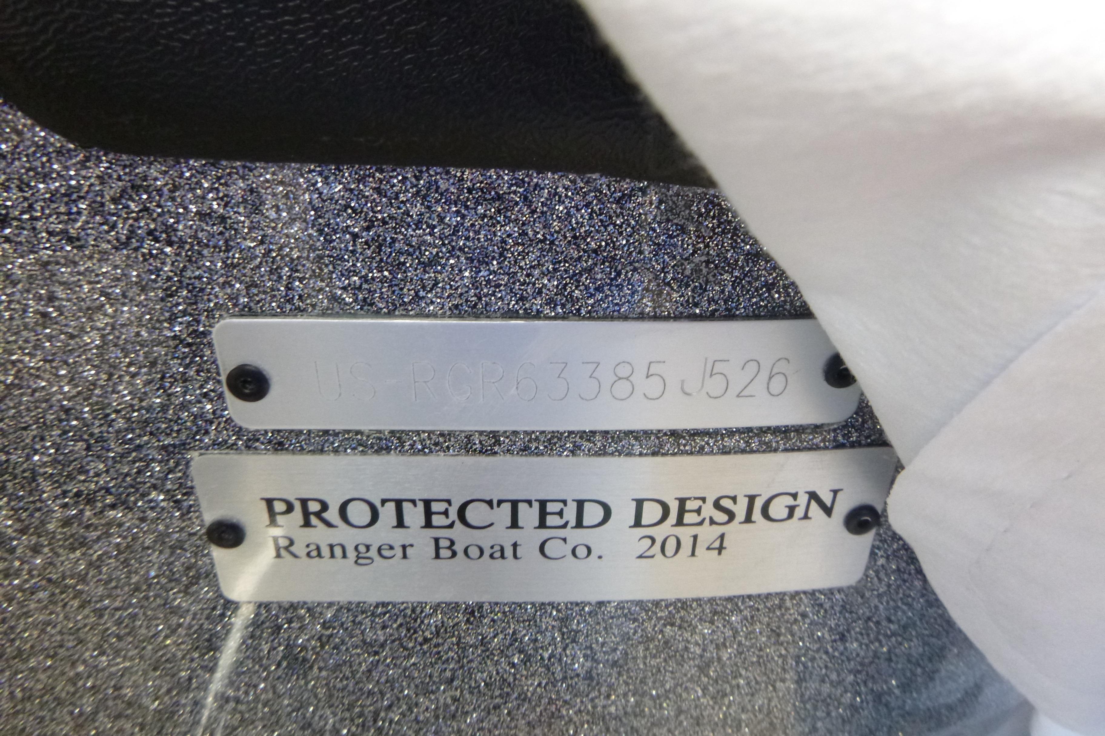 2026 Ranger 620FS Cup Equipped boat with protected design plaques.