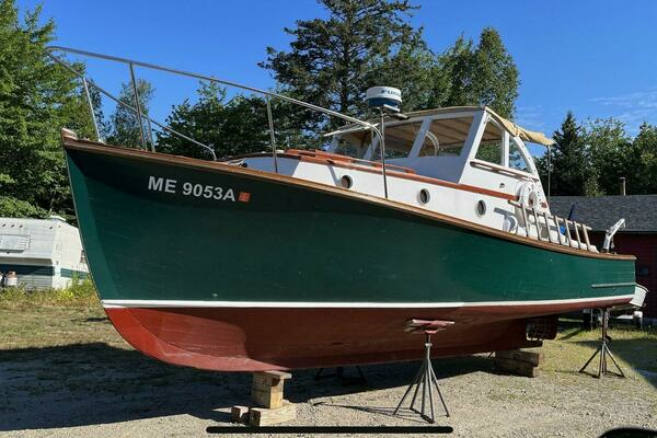 1960 Bunker and Ellis Downeast Bass Boat