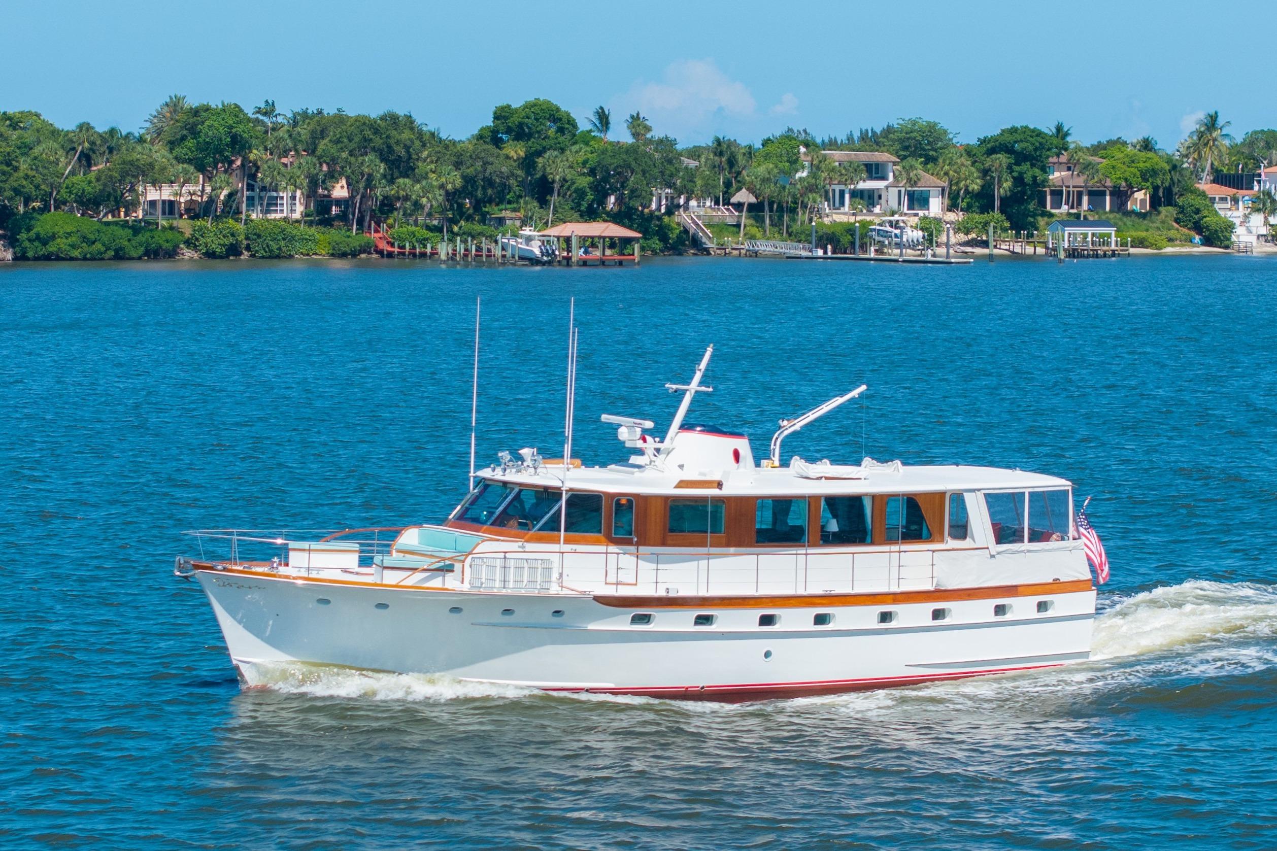 1970 Trumpy Houseboat