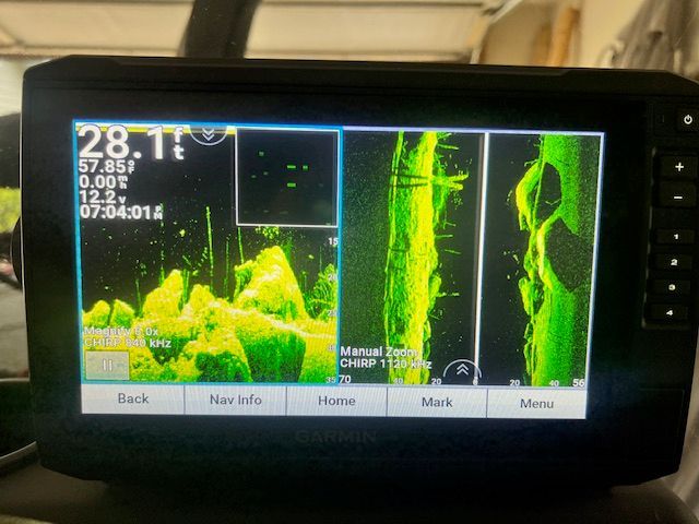 Garmin fishfinder on Bass Tracker Classic XL 2022.