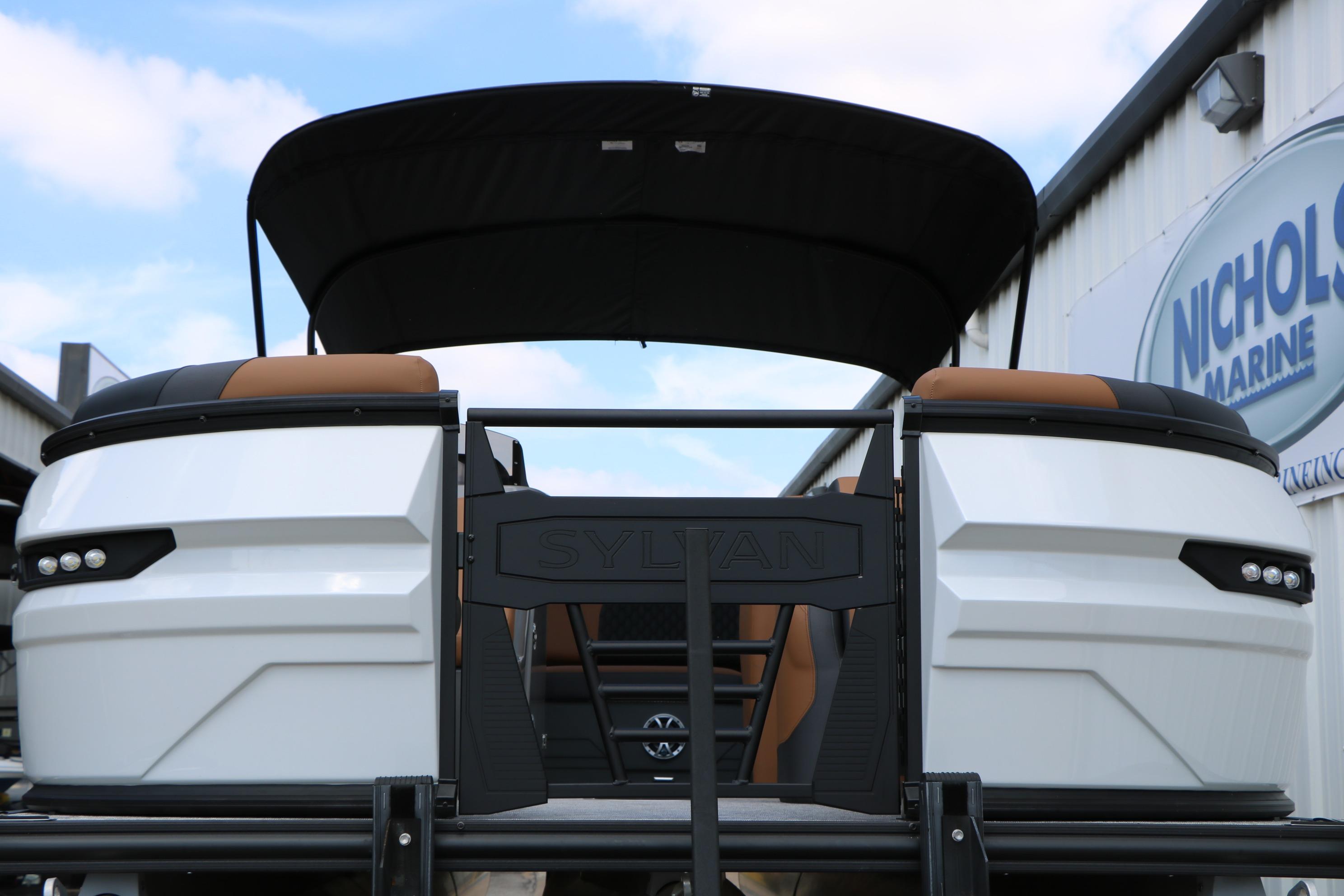 2026 Sylvan L3 DLZ Bar Platinum Edition Tri-Toon at Nichols Marine.