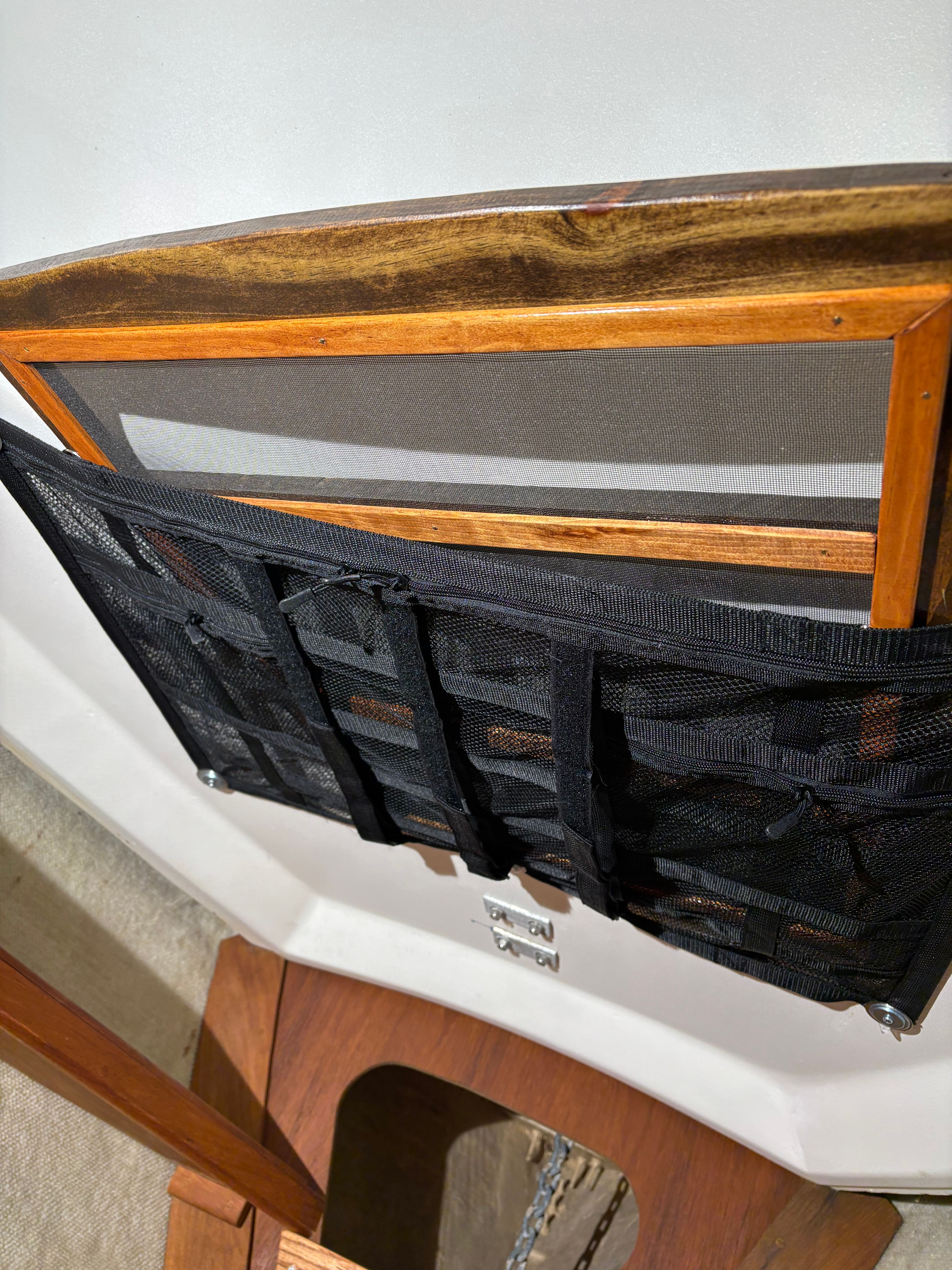 Interior of a 1986 Cape Dory 26 sailboat.