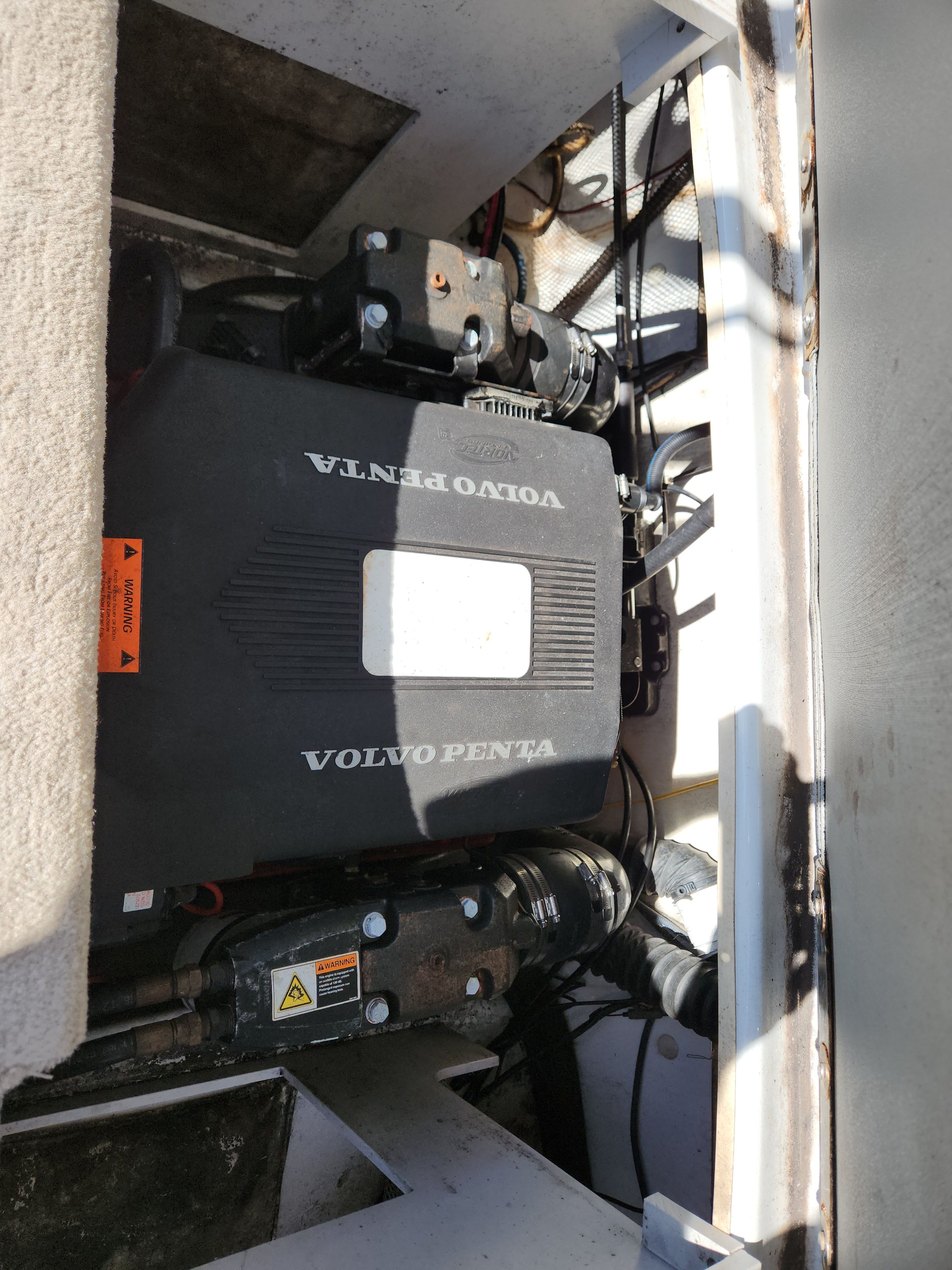 Volvo Penta engine in 2003 Crownline 225 BR boat.