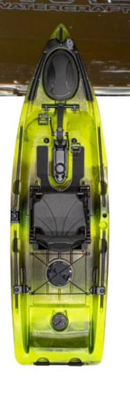 2023 Native Watercraft Titan Propel 10.5 kayak, top view, lime green and black.