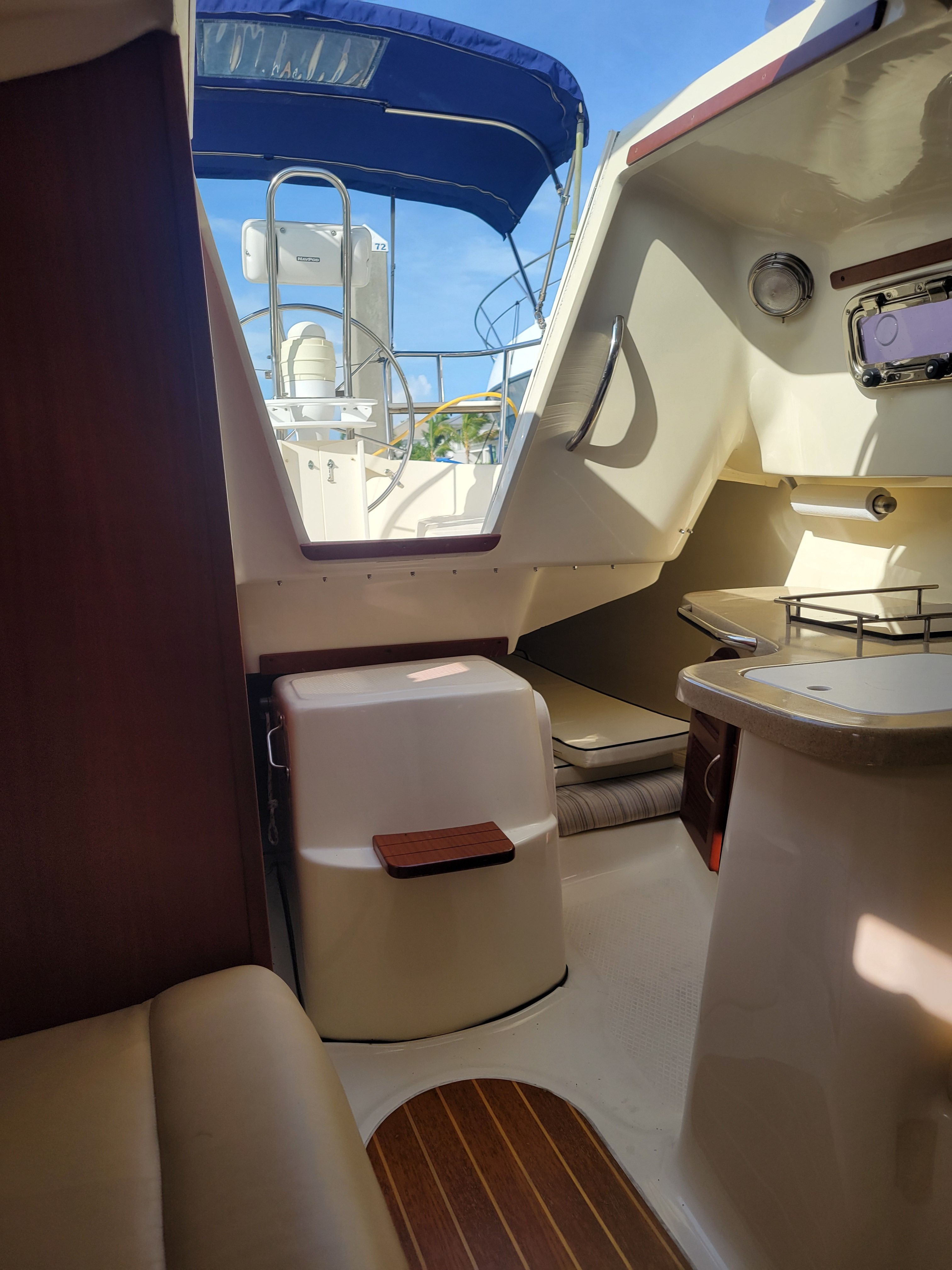 Interior of a 2018 Hake Seaward 26 RK yacht.