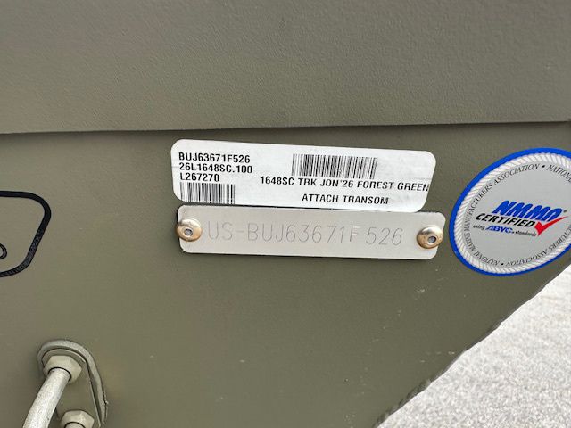 2026 Tracker Grizzly 1648 SC - 11