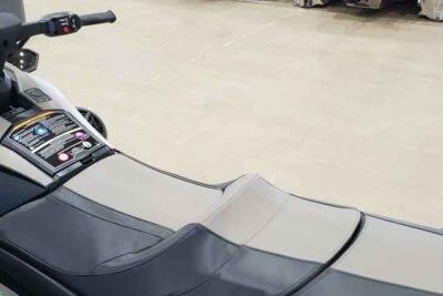 2025 Yamaha WaveRunner GP SVHO jet ski with sleek black and gray seating.