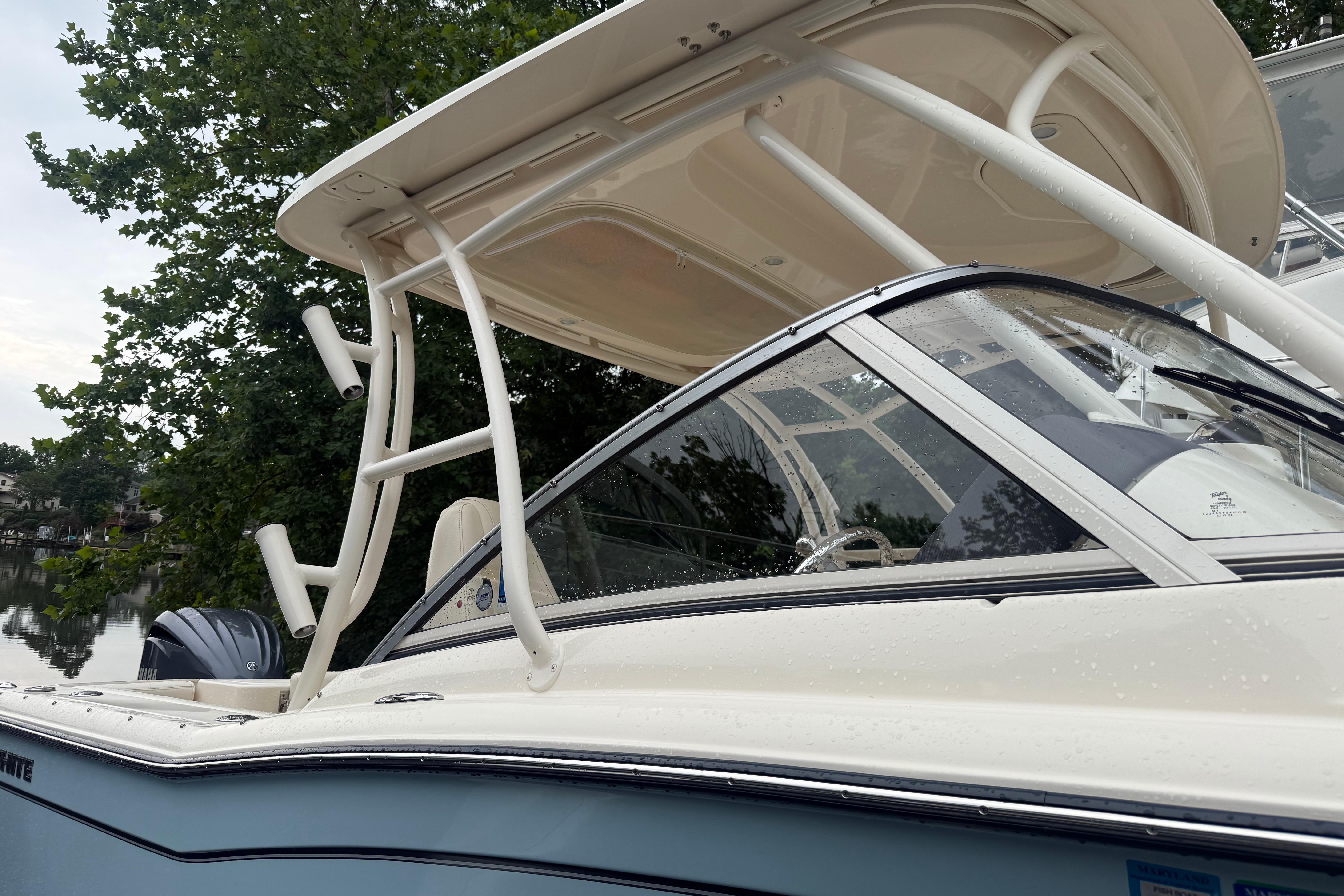 2022 Grady-White Freedom 235 boat with sleek design and modern features.