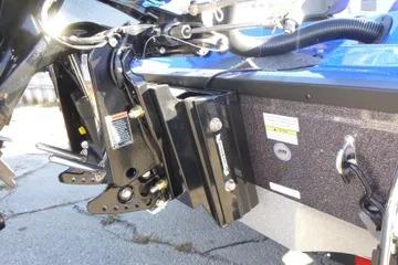 2026 Ranger 621FS Cup Equipped boat, detailed view of motor mount and components.