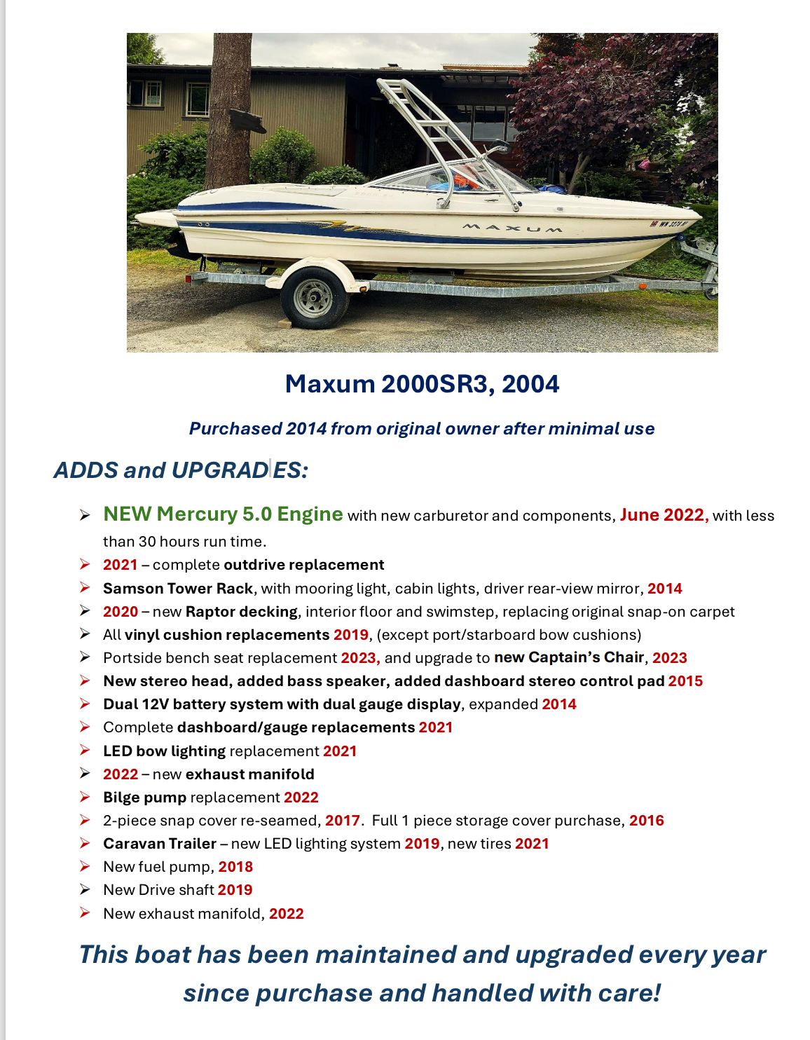 2004 Maxum 2000 SR3 - 2
