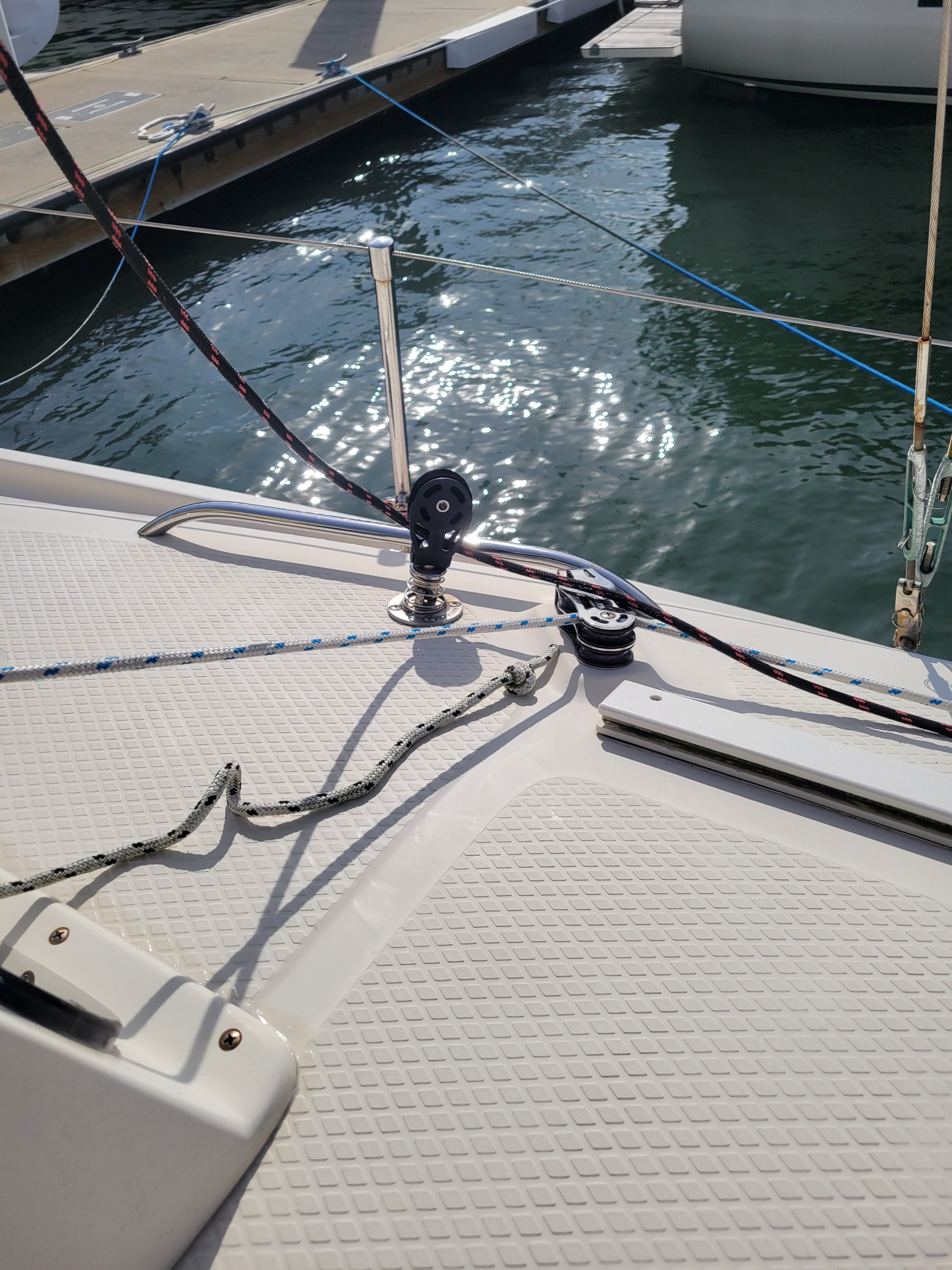 Hake Seaward 26 RK sailboat at dock, 2018 model.