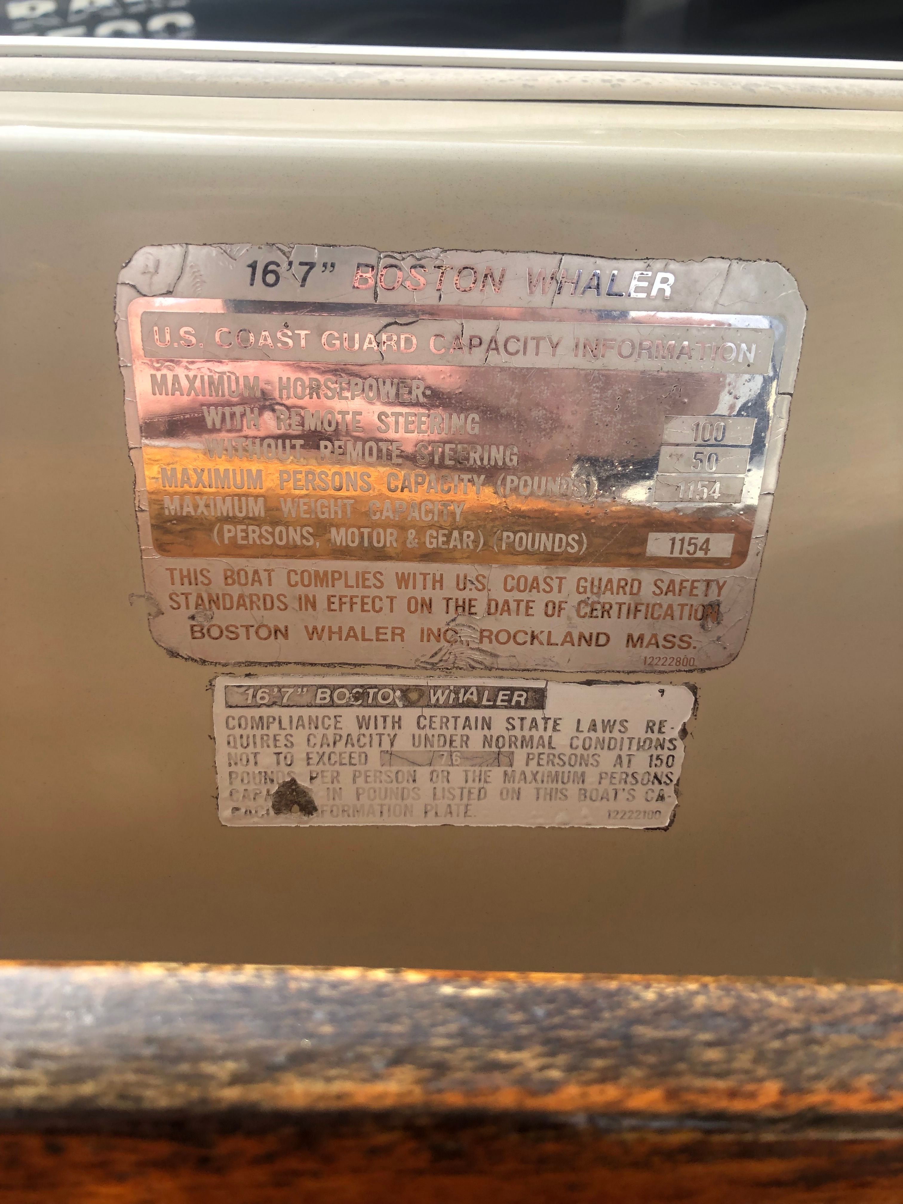 1977 Boston Whaler Sport - 11