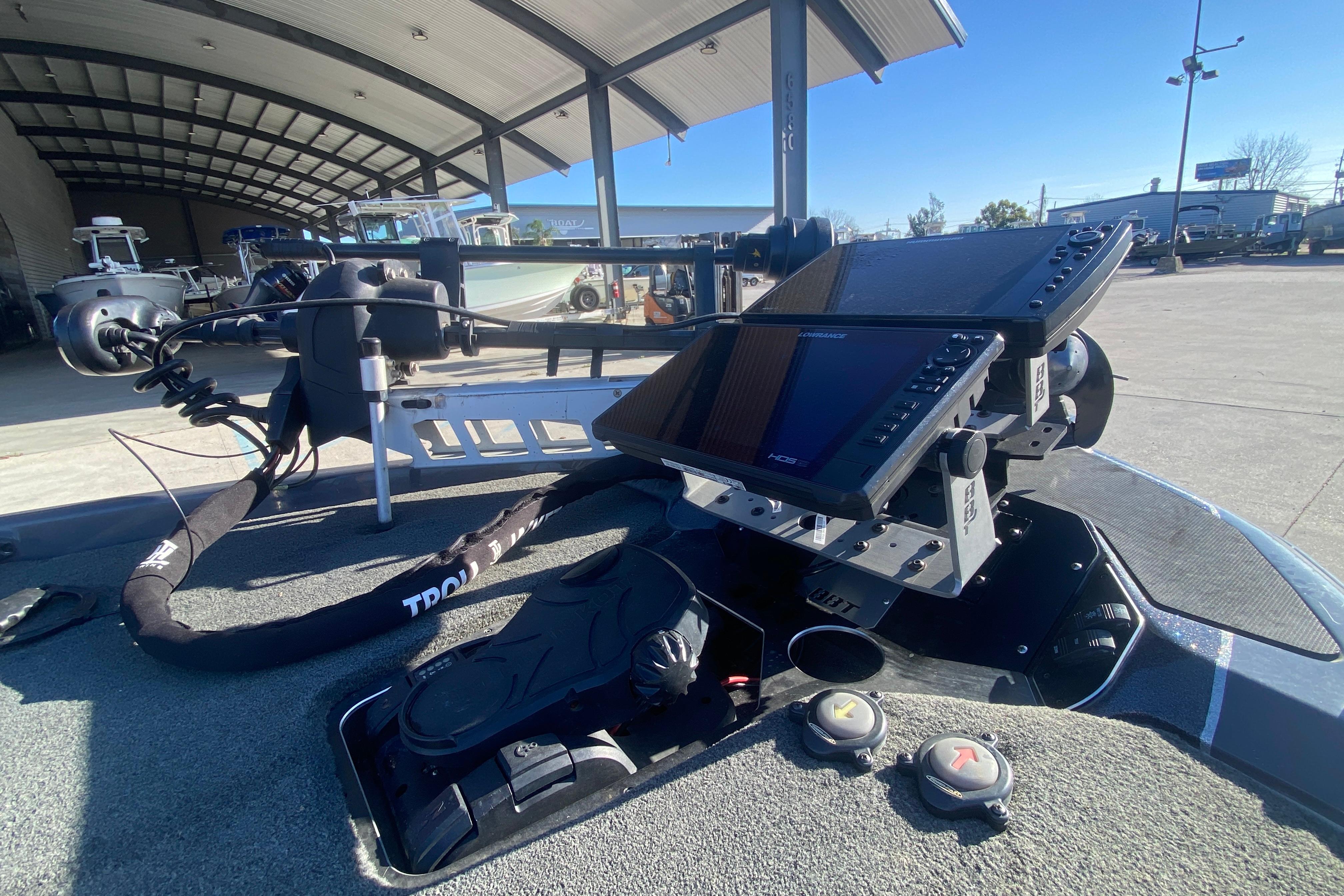 2020 Skeeter FXR20 Limited boat with advanced navigation and control systems.