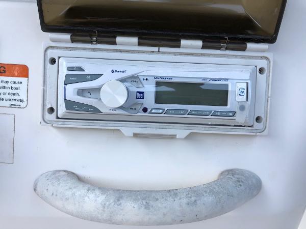 Boat stereo system on a 2003 Wellcraft 180 Fisherman.