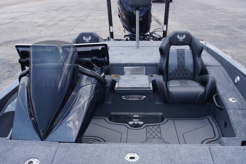 2027 Phoenix 921 Elite X II boat interior with sleek design and advanced controls.